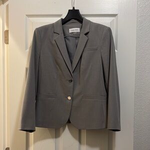 Calvin Klein Charcoal Suit Jacket